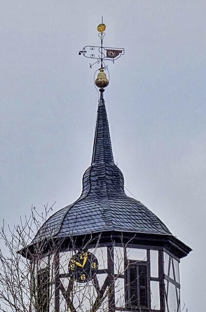 Turm der Straßberger St. Christopher Kirche