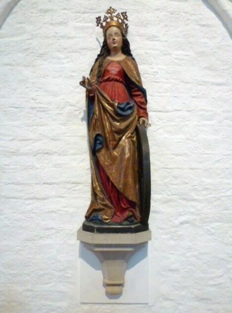 St. Katharina mit goldener Krone
