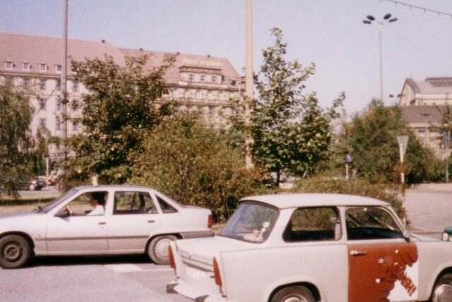 Irgendwo auf einem Parkplatz in Leipzig