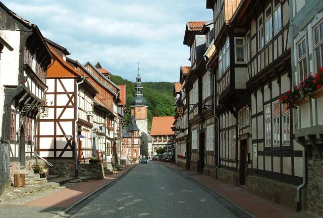 Rittergasse mit dem Saigertor