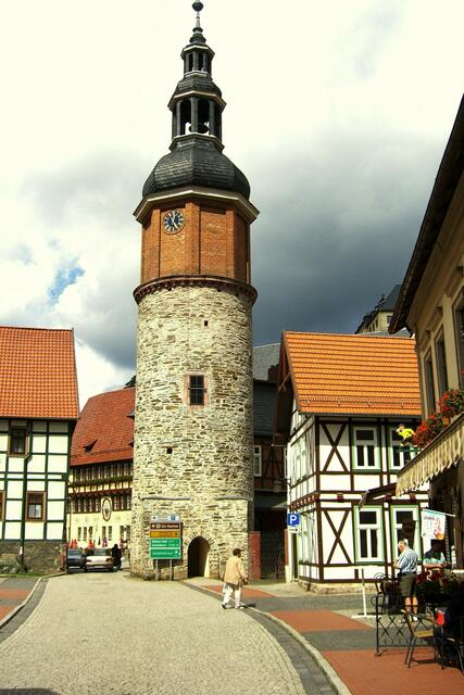 Saigertor von der Niedergasse aufgenommen