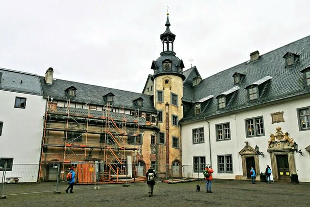 Innenhof des Stolberger Schlosses