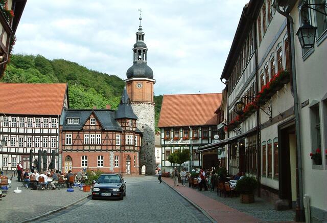 Stolberg Markt mit Saigertor