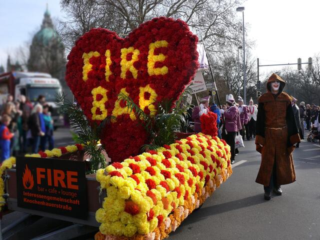 Karnevalsumzug in Hannover im Februar 2007.