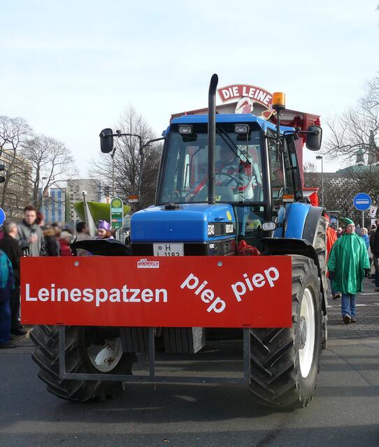 Karnevalsumzug in Hannover im Februar 2007.