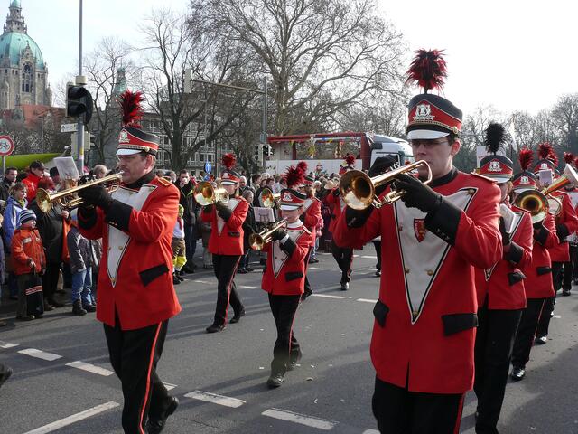 Karnevalsumzug in Hannover im Februar 2007.