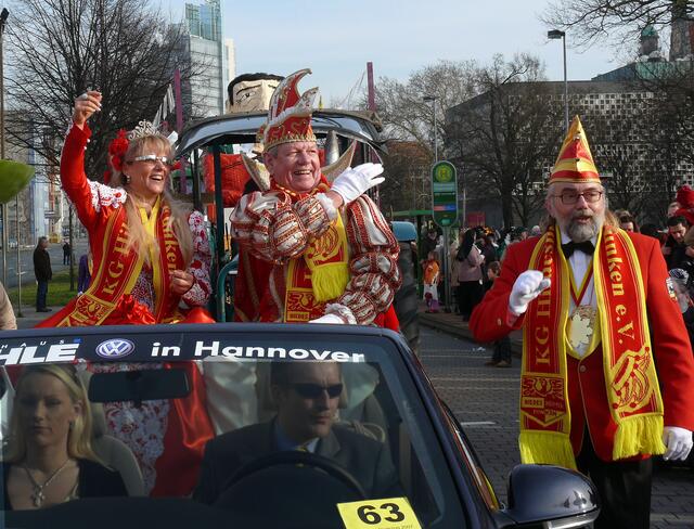Karnevalsumzug in Hannover im Februar 2007.