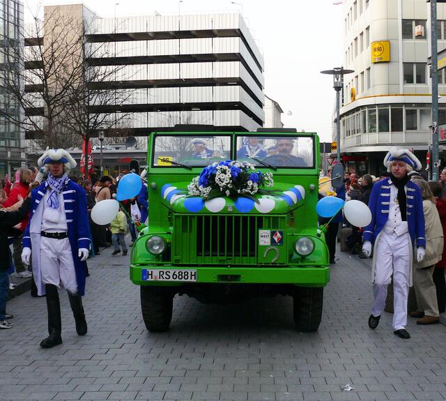 Karnevalsumzug in Hannover im Februar 2007.