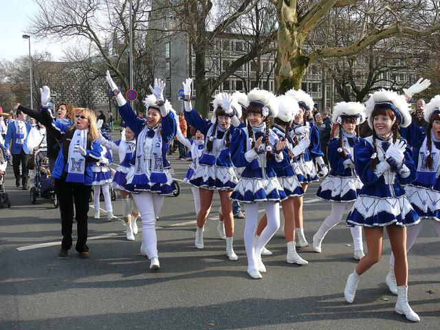Karnevalsumzug in Hannover im Februar 2007.