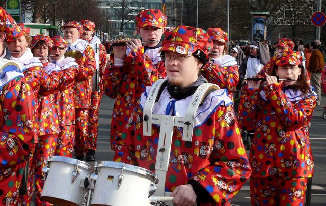 Karnevalsumzug in Hannover im Februar 2007.