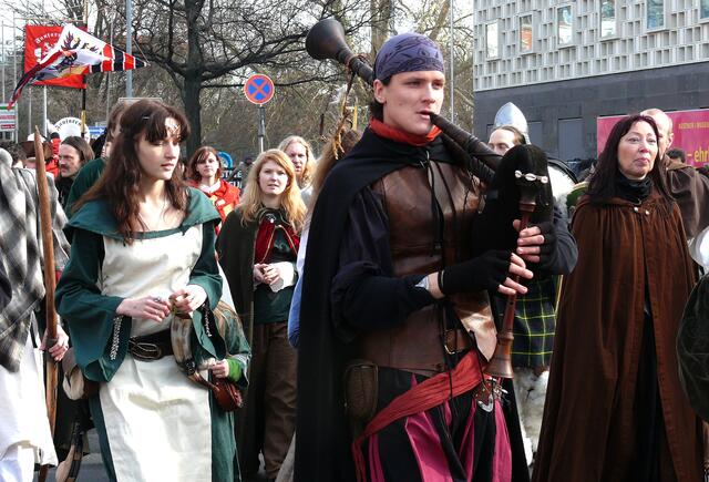 Karnevalsumzug in Hannover im Februar 2007.
