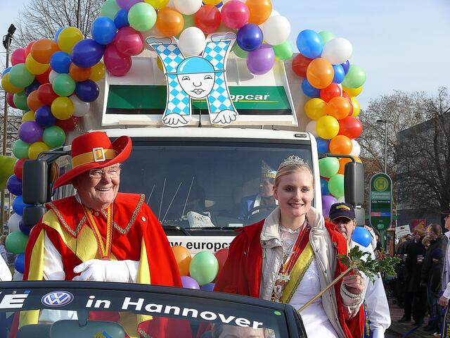 Karnevalsumzug in Hannover im Februar 2007.