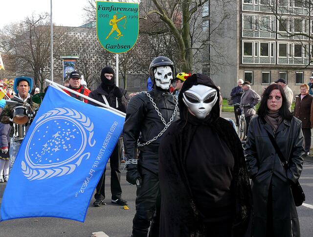 Karnevalsumzug in Hannover im Februar 2007.