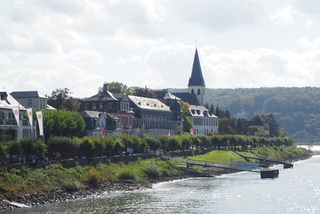 Unterwegs auf dem Rhein