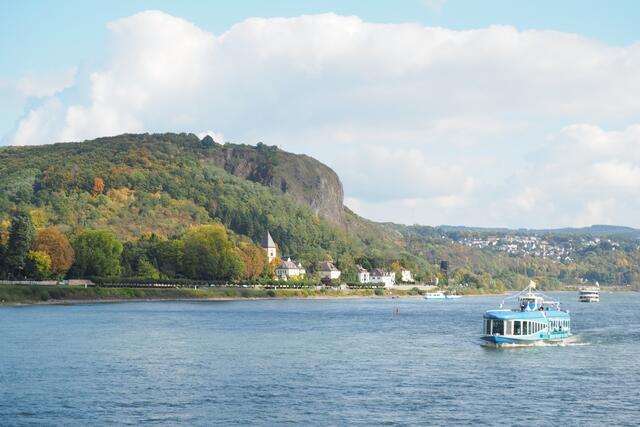 Unterwegs auf dem Rhein