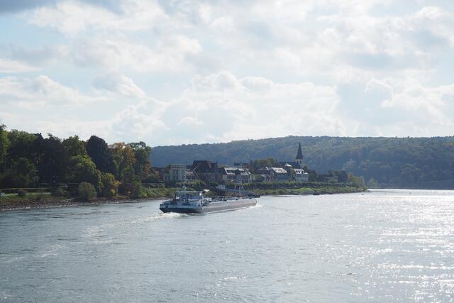 Unterwegs auf dem Rhein