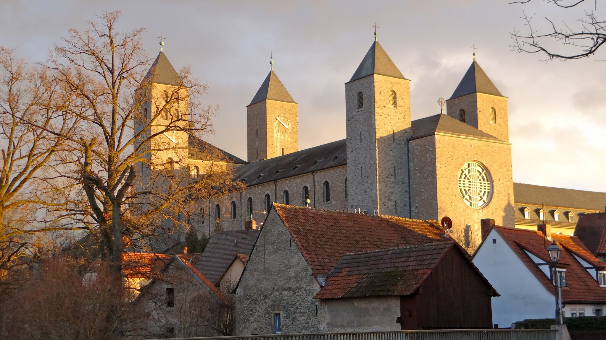 Häufiger Besuch in der fränkischen Benediktiner-Abtei Münsterschwarzach ...