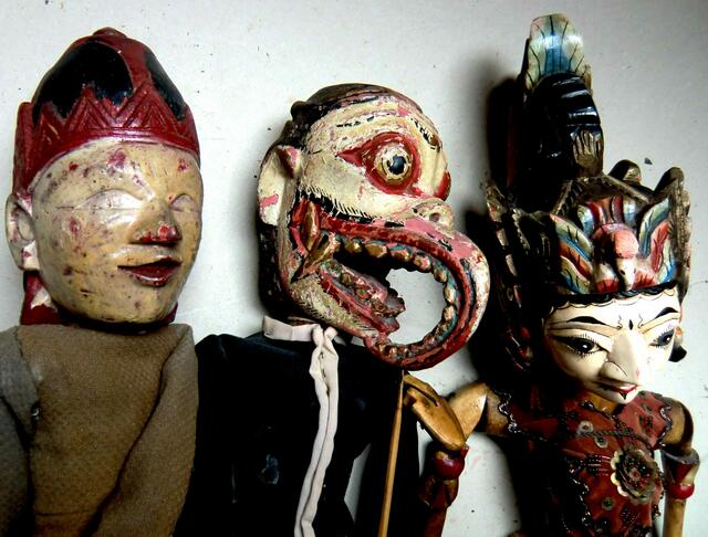 Waang Golek-figuren aus Java