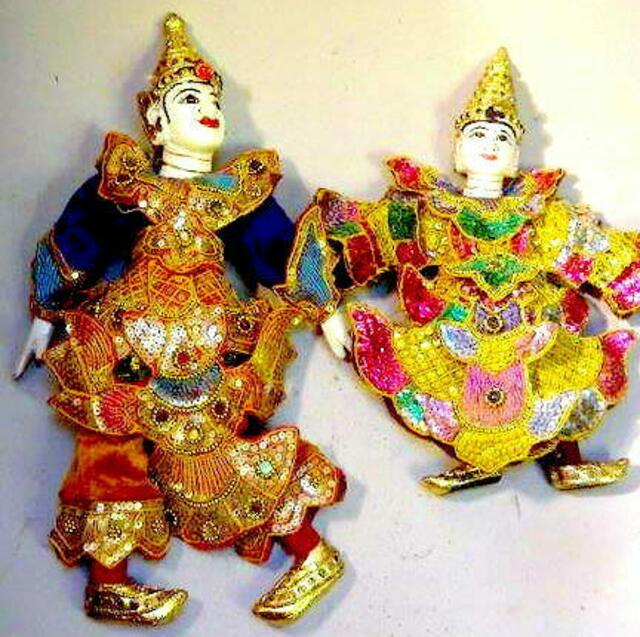 Stabpuppen aus Thailand