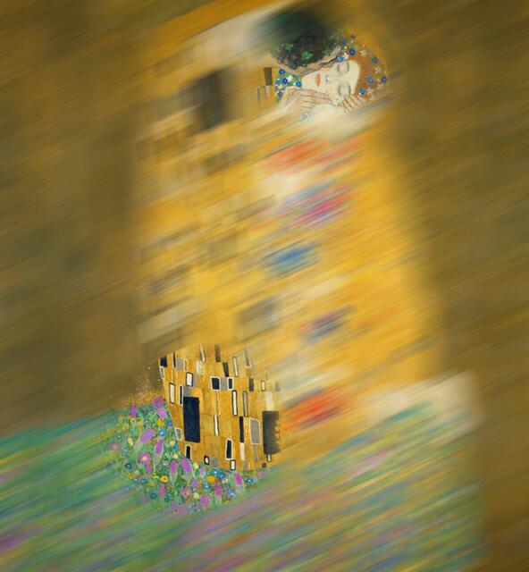 Klimt - Silke 1 Punkt / Der Kuss - Iris 1 Punkt