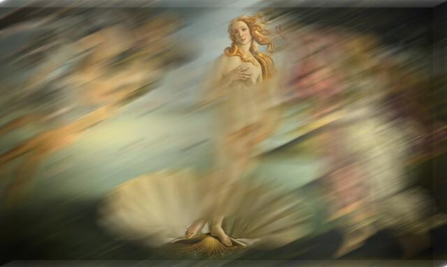 Botticelli/ Geburt der Venus - Iris 2 Punkte