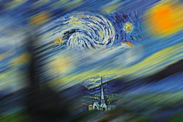 Vincent van Gogh, Sternennacht - Karin 2 Punkte