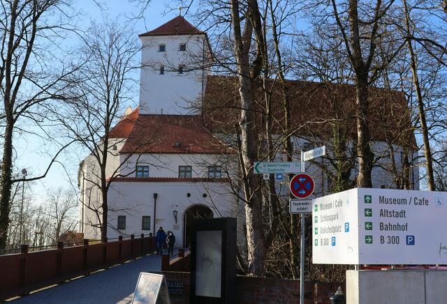 Zugang zum Wittelsbacher Schloss