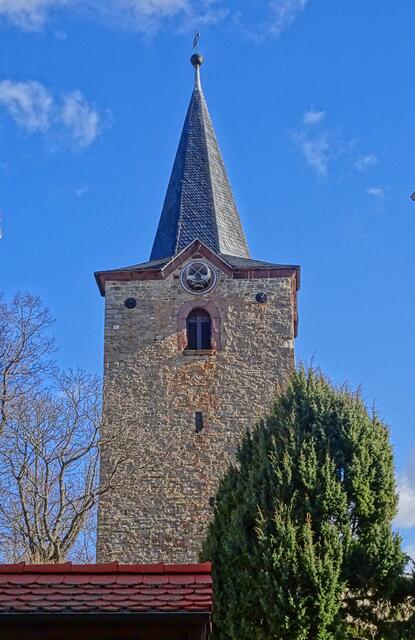 Turm der Welbslebener Kirche