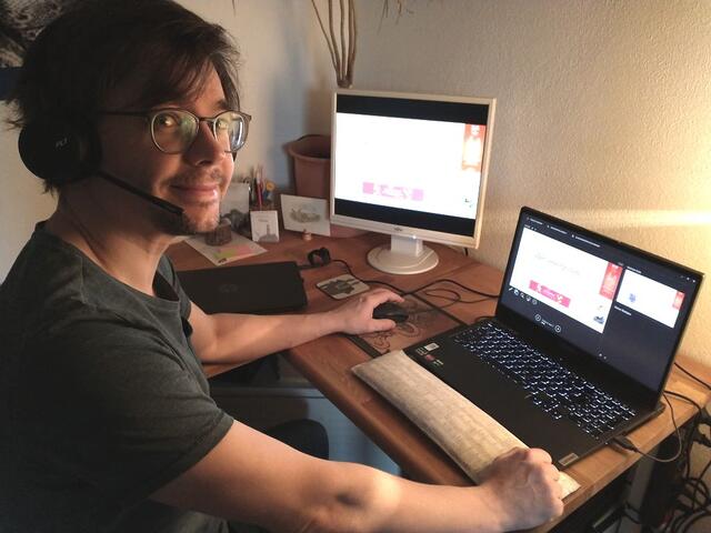 Der Paar- und Familien-Therapeut Andreas Klöhr-Galler hielt am 10. Februar 2022 einen Online-Vortrag über Partnerschaft und Neue Medien - (Foto: Archiv des Landsberger MarriageWeek-Forums - Verwendung mit freundlicher Genehmigung)
