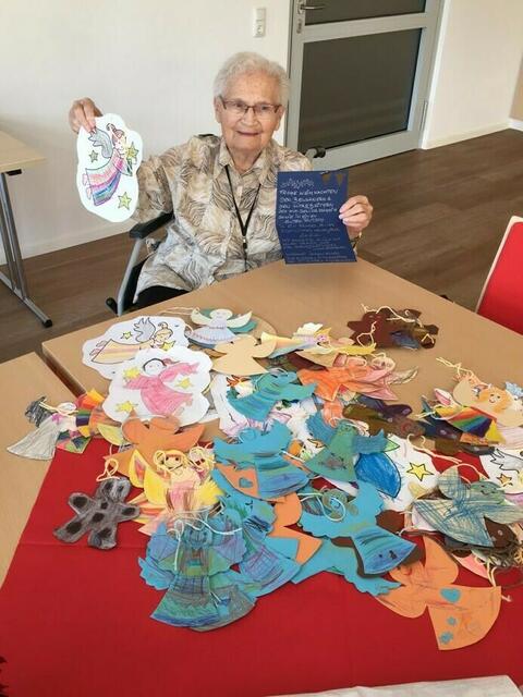 Danke an die Kinder vom Kindergarten St. Angela!