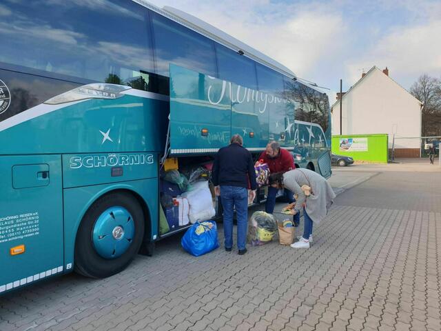 Ukrainehilfe, Reisebus Schörnig | Foto: Schörnig