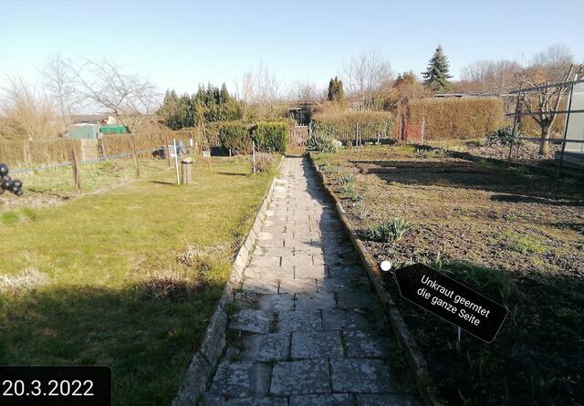 20.3.2022 !!! Gartenschau - Sonntagsbilder 2022 !!!  Temperaturen: Nachts 1,2° plus / 10:19 6,7° plus / 12:16 9,8° plus
Es ist noch fast kein Unterschied zusehen,
nur das Unkraut wächst und es gab viel Nachtfrost in dieser Woche bis minus 2,1 Grad , in der Sonne waren es dann gestern 19 Grad, heute ist fast windstill ,der Taupunkt lag heute bei 1 Grad minus, gestern war Vollmond ! | Foto: MW-FotoNebra