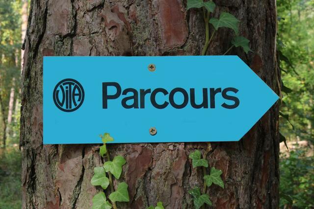 Rekonstruierter schweizer Wegweiser