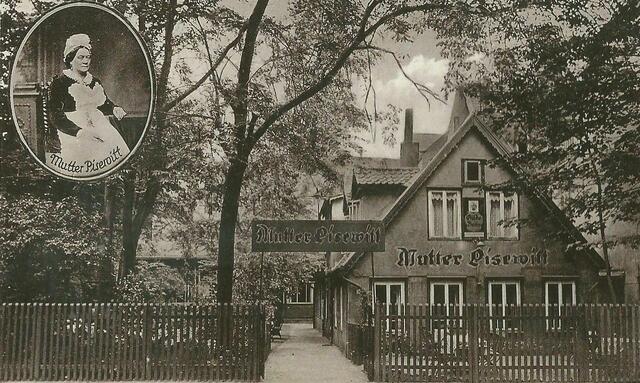 Um 1933. Walter Harring ist inzwischen am Zapfhahn.