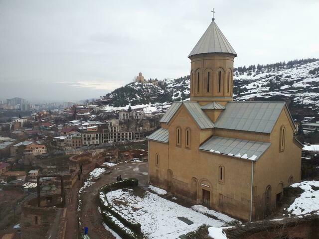 Die Kirche in der Narikala-Festung.