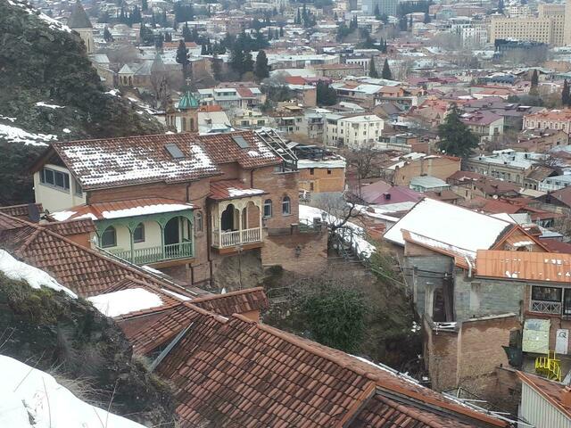 Georgische Balkone.