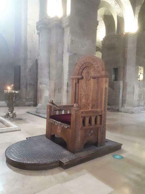 Göttlicher Thron in der Swetizchoweli-Kathedrale.