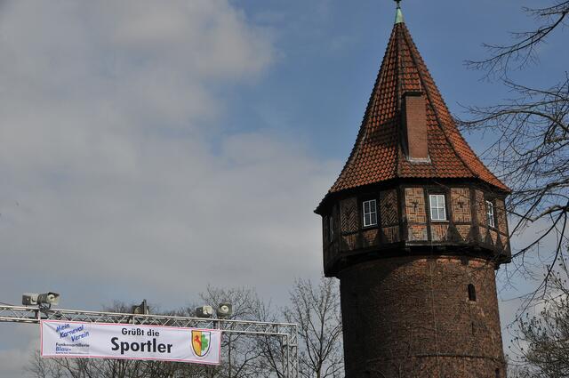 Die Karnevalisten grüßen die Sportler