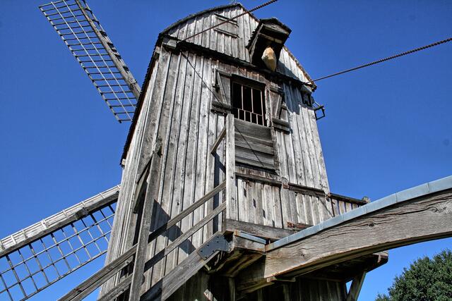 Treppenaufgang zum Mühlenkasten