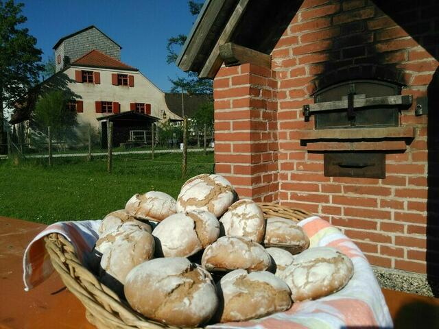 Brotbacken am Museumsbackhaus - eine beliebte Aktion für Besucher