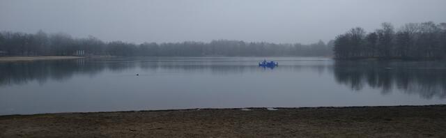 Silbersee im Morgennebel