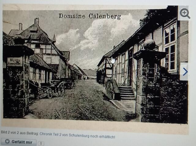 Hausgut oder Domaine Calenberg früher  =  Amt und Gericht