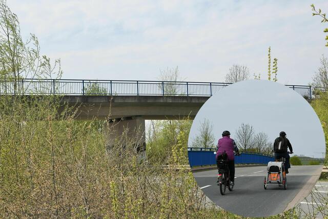 Zufahrt über die B443 zum Verkehrsübungsplatz des ADAC. Kraus-Maffei-Straße.