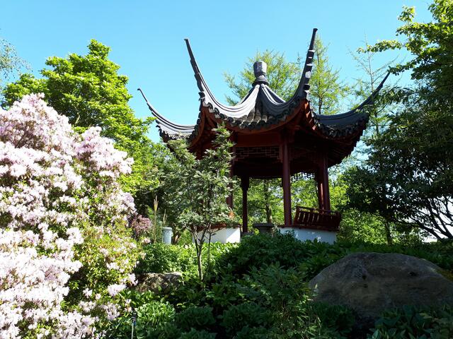 Chinesischer Tempel im China-Garten