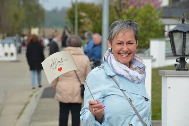 Die Fähnchen waren begehrt