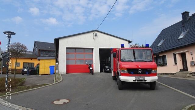 Das Gerätehaus der Freiwilligen Feuerwehr Neundorf