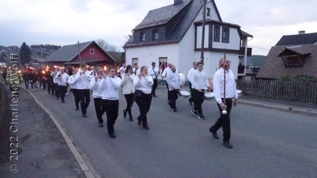Fackelumzug mit den Spielmannszug aus Nordhalben