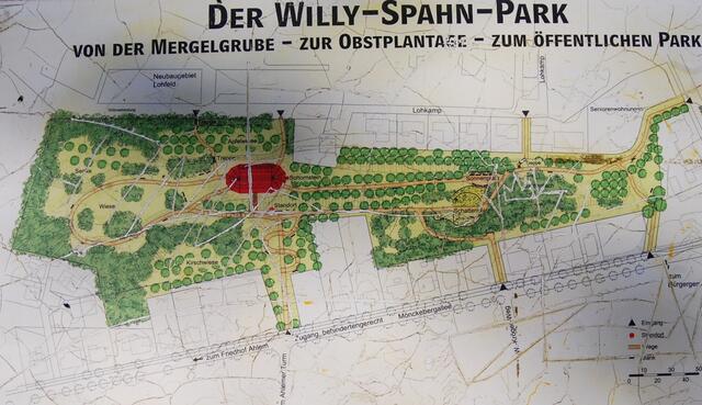Das Wegenetz ist 1,3 Kilometer lang.
