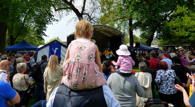 Die Tanzbühne wurde umlagert