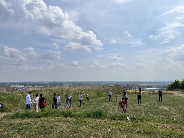 Spiele auf der Wiese